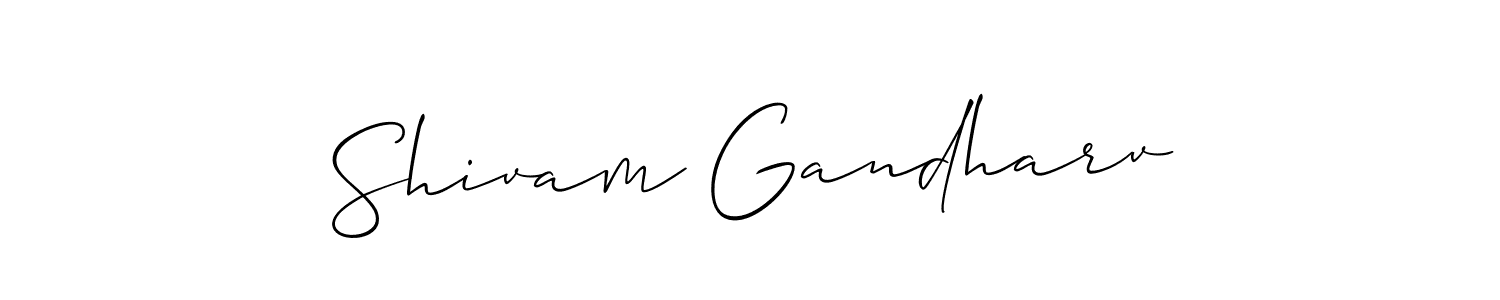 Make a short Shivam Gandharv signature style. Manage your documents anywhere anytime using Allison_Script. Create and add eSignatures, submit forms, share and send files easily. Shivam Gandharv signature style 2 images and pictures png
