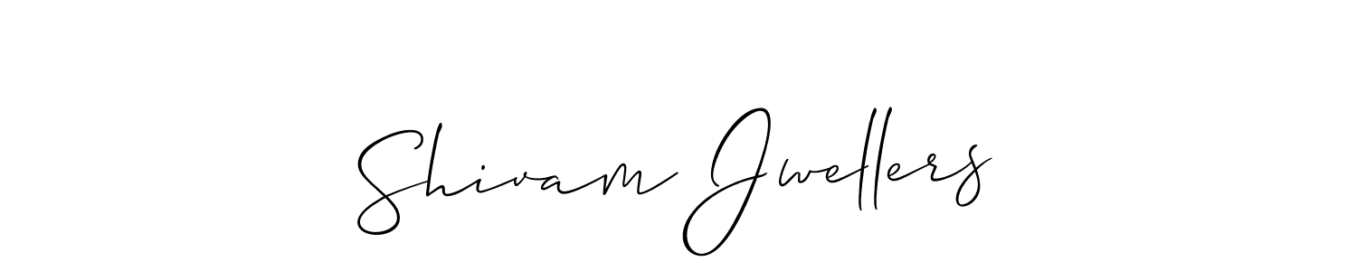 Design your own signature with our free online signature maker. With this signature software, you can create a handwritten (Allison_Script) signature for name Shivam Jwellers. Shivam Jwellers signature style 2 images and pictures png