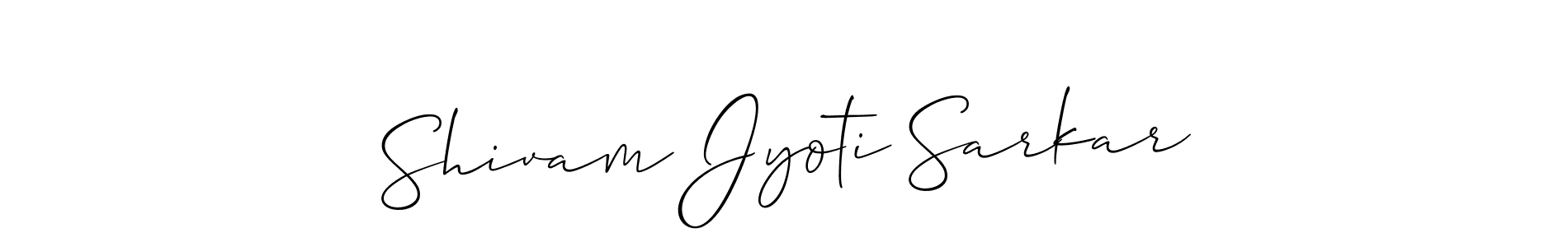 Shivam Jyoti Sarkar stylish signature style. Best Handwritten Sign (Allison_Script) for my name. Handwritten Signature Collection Ideas for my name Shivam Jyoti Sarkar. Shivam Jyoti Sarkar signature style 2 images and pictures png