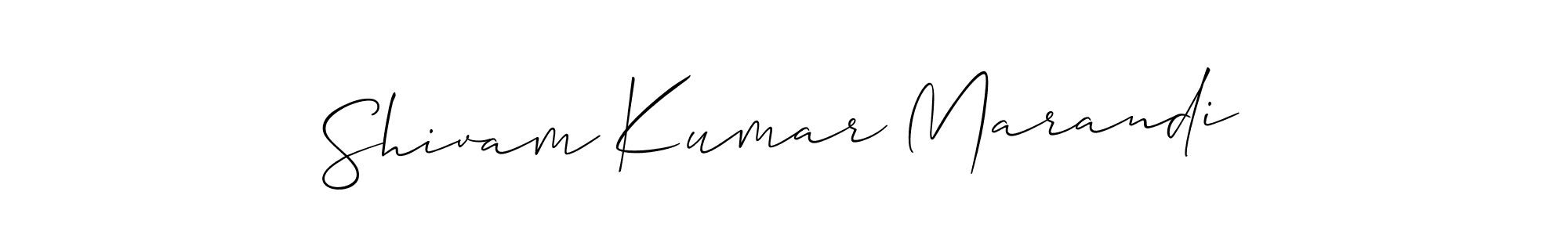 How to make Shivam Kumar Marandi signature? Allison_Script is a professional autograph style. Create handwritten signature for Shivam Kumar Marandi name. Shivam Kumar Marandi signature style 2 images and pictures png