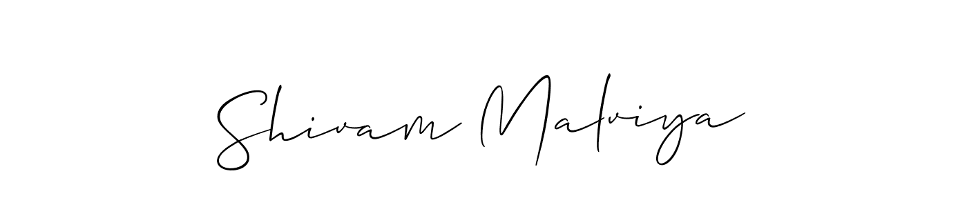 if you are searching for the best signature style for your name Shivam Malviya. so please give up your signature search. here we have designed multiple signature styles  using Allison_Script. Shivam Malviya signature style 2 images and pictures png