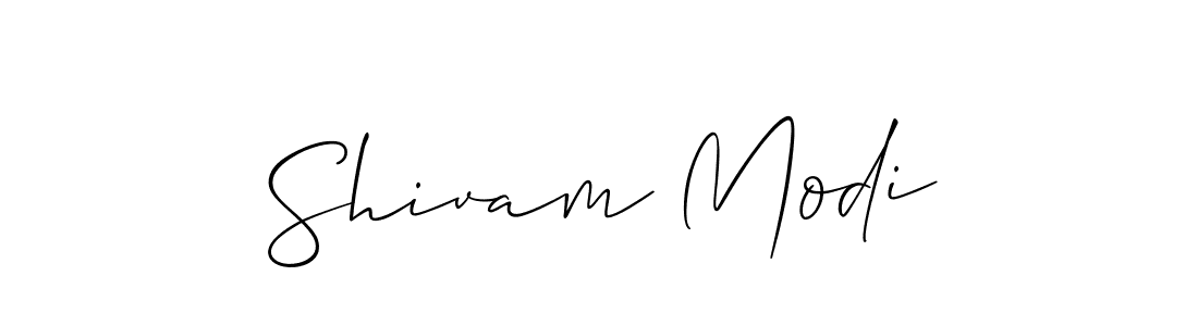 How to make Shivam Modi name signature. Use Allison_Script style for creating short signs online. This is the latest handwritten sign. Shivam Modi signature style 2 images and pictures png