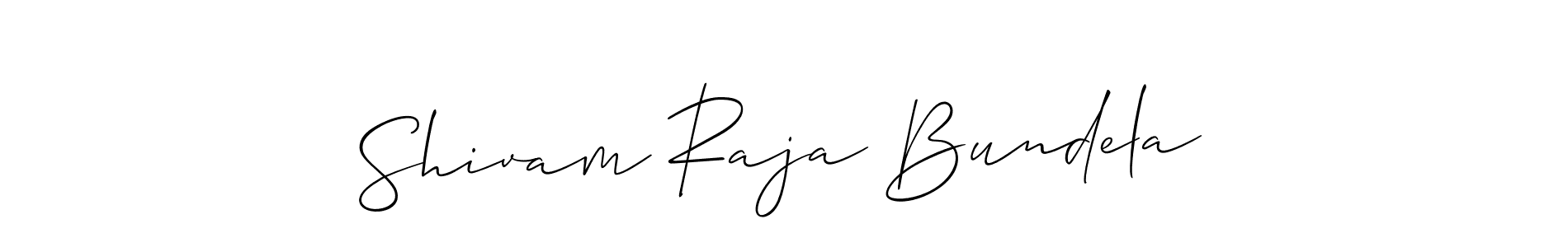 Make a short Shivam Raja Bundela signature style. Manage your documents anywhere anytime using Allison_Script. Create and add eSignatures, submit forms, share and send files easily. Shivam Raja Bundela signature style 2 images and pictures png