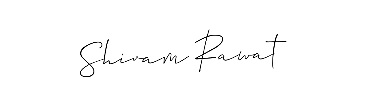 You should practise on your own different ways (Allison_Script) to write your name (Shivam Rawat) in signature. don't let someone else do it for you. Shivam Rawat signature style 2 images and pictures png