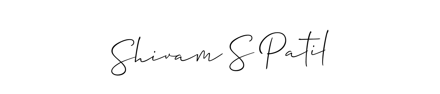 Make a beautiful signature design for name Shivam S Patil. Use this online signature maker to create a handwritten signature for free. Shivam S Patil signature style 2 images and pictures png