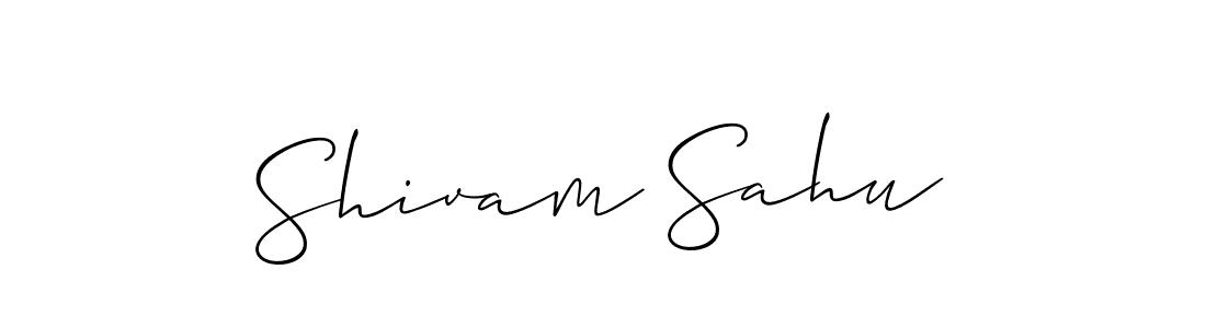 How to Draw Shivam Sahu signature style? Allison_Script is a latest design signature styles for name Shivam Sahu. Shivam Sahu signature style 2 images and pictures png