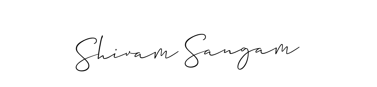 Make a beautiful signature design for name Shivam Sangam. Use this online signature maker to create a handwritten signature for free. Shivam Sangam signature style 2 images and pictures png