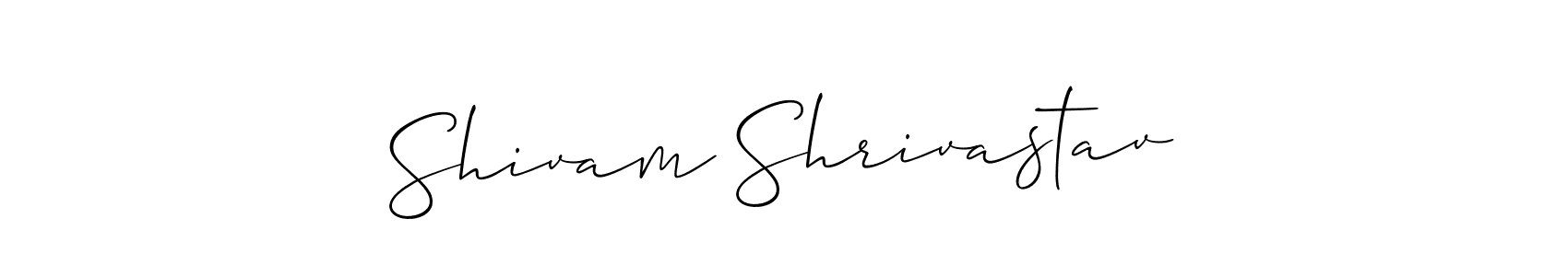 How to Draw Shivam Shrivastav signature style? Allison_Script is a latest design signature styles for name Shivam Shrivastav. Shivam Shrivastav signature style 2 images and pictures png