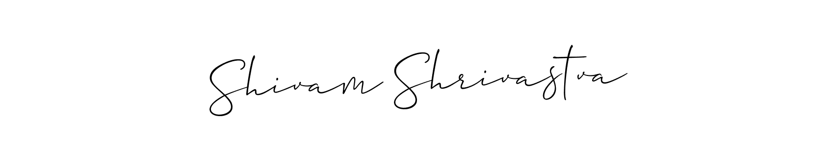 if you are searching for the best signature style for your name Shivam Shrivastva. so please give up your signature search. here we have designed multiple signature styles  using Allison_Script. Shivam Shrivastva signature style 2 images and pictures png