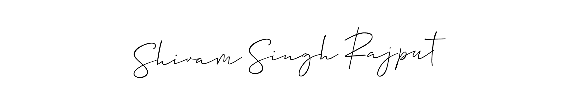 Make a beautiful signature design for name Shivam Singh Rajput. With this signature (Allison_Script) style, you can create a handwritten signature for free. Shivam Singh Rajput signature style 2 images and pictures png