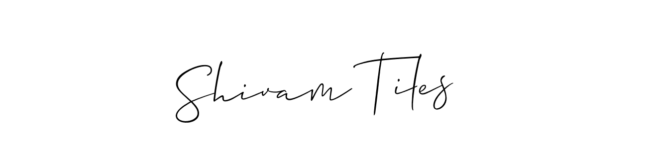 Once you've used our free online signature maker to create your best signature Allison_Script style, it's time to enjoy all of the benefits that Shivam Tiles  name signing documents. Shivam Tiles  signature style 2 images and pictures png