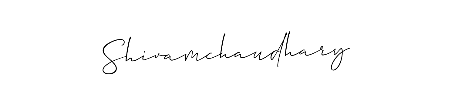 Make a beautiful signature design for name Shivamchaudhary. Use this online signature maker to create a handwritten signature for free. Shivamchaudhary signature style 2 images and pictures png