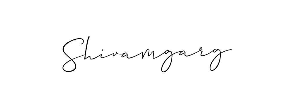 You should practise on your own different ways (Allison_Script) to write your name (Shivamgarg) in signature. don't let someone else do it for you. Shivamgarg signature style 2 images and pictures png