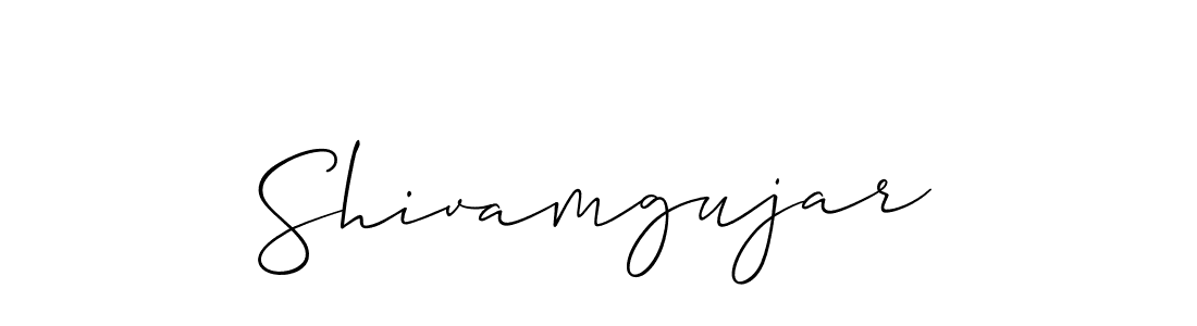 Also we have Shivamgujar name is the best signature style. Create professional handwritten signature collection using Allison_Script autograph style. Shivamgujar signature style 2 images and pictures png