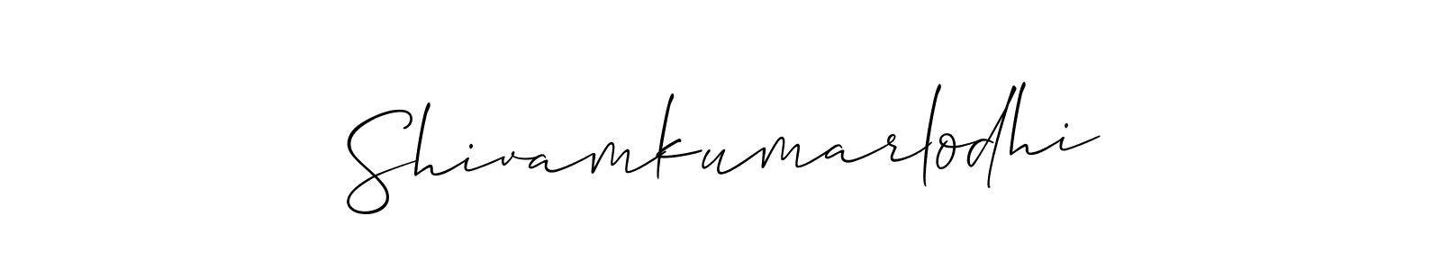 The best way (Allison_Script) to make a short signature is to pick only two or three words in your name. The name Shivamkumarlodhi include a total of six letters. For converting this name. Shivamkumarlodhi signature style 2 images and pictures png