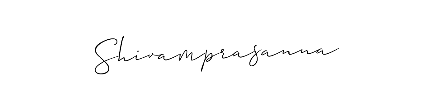 Also You can easily find your signature by using the search form. We will create Shivamprasanna name handwritten signature images for you free of cost using Allison_Script sign style. Shivamprasanna signature style 2 images and pictures png