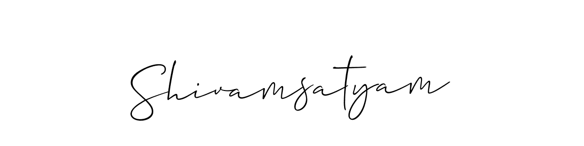 Make a beautiful signature design for name Shivamsatyam. Use this online signature maker to create a handwritten signature for free. Shivamsatyam signature style 2 images and pictures png