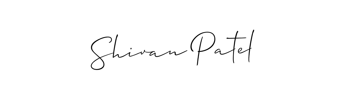 Best and Professional Signature Style for Shivan Patel. Allison_Script Best Signature Style Collection. Shivan Patel signature style 2 images and pictures png