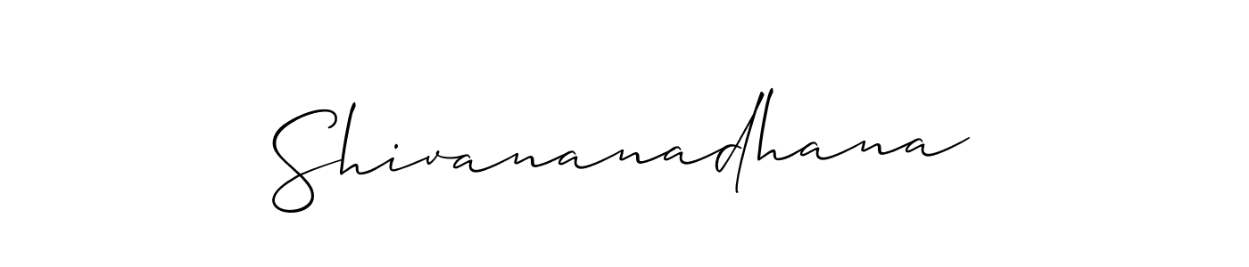 Make a beautiful signature design for name Shivananadhana. Use this online signature maker to create a handwritten signature for free. Shivananadhana signature style 2 images and pictures png