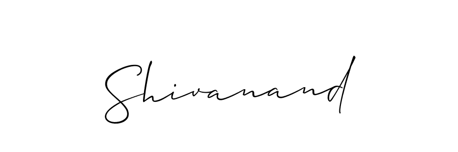 The best way (Allison_Script) to make a short signature is to pick only two or three words in your name. The name Shivanand include a total of six letters. For converting this name. Shivanand signature style 2 images and pictures png