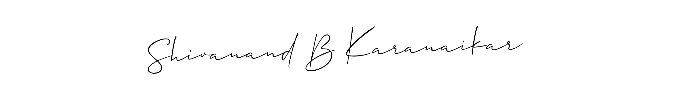 See photos of Shivanand B Karanaikar official signature by Spectra . Check more albums & portfolios. Read reviews & check more about Allison_Script font. Shivanand B Karanaikar signature style 2 images and pictures png