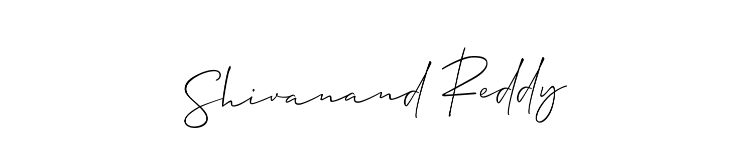 The best way (Allison_Script) to make a short signature is to pick only two or three words in your name. The name Shivanand Reddy include a total of six letters. For converting this name. Shivanand Reddy signature style 2 images and pictures png