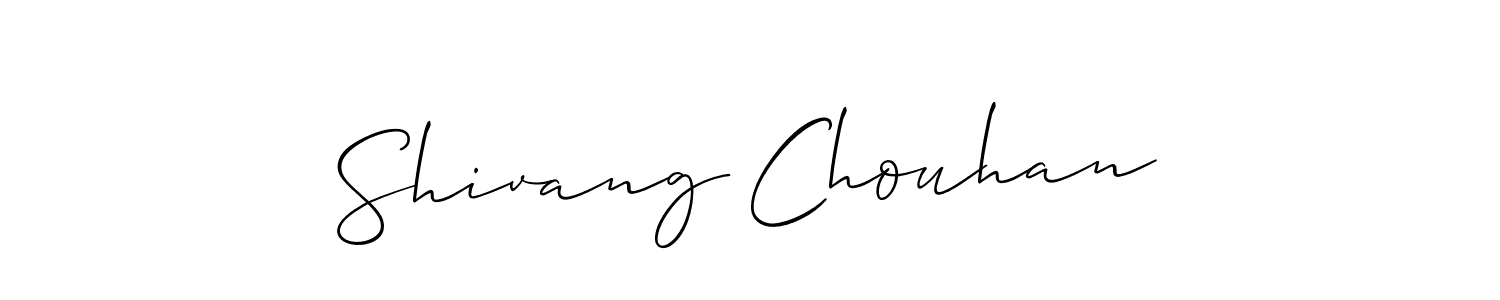 How to Draw Shivang Chouhan signature style? Allison_Script is a latest design signature styles for name Shivang Chouhan. Shivang Chouhan signature style 2 images and pictures png