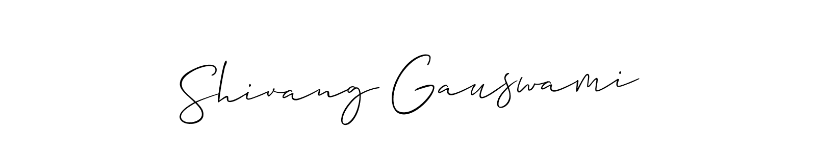 Once you've used our free online signature maker to create your best signature Allison_Script style, it's time to enjoy all of the benefits that Shivang Gauswami name signing documents. Shivang Gauswami signature style 2 images and pictures png