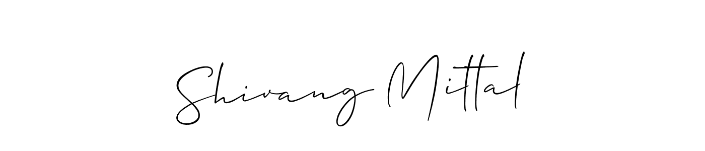 Best and Professional Signature Style for Shivang Mittal. Allison_Script Best Signature Style Collection. Shivang Mittal signature style 2 images and pictures png