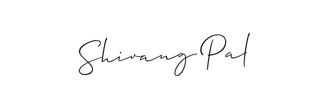 This is the best signature style for the Shivang Pal name. Also you like these signature font (Allison_Script). Mix name signature. Shivang Pal signature style 2 images and pictures png