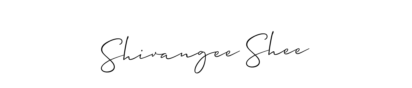 Make a beautiful signature design for name Shivangee Shee. Use this online signature maker to create a handwritten signature for free. Shivangee Shee signature style 2 images and pictures png