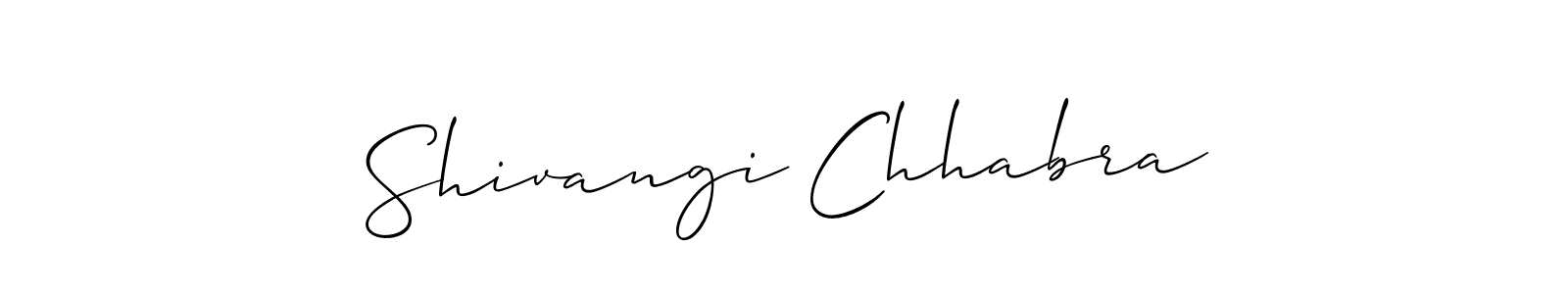 Make a beautiful signature design for name Shivangi Chhabra. Use this online signature maker to create a handwritten signature for free. Shivangi Chhabra signature style 2 images and pictures png