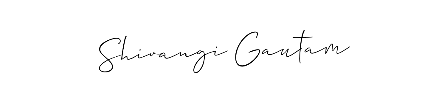 Once you've used our free online signature maker to create your best signature Allison_Script style, it's time to enjoy all of the benefits that Shivangi Gautam name signing documents. Shivangi Gautam signature style 2 images and pictures png