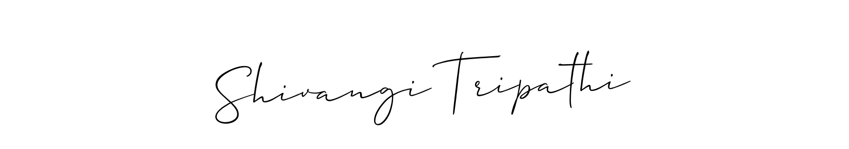 This is the best signature style for the Shivangi Tripathi name. Also you like these signature font (Allison_Script). Mix name signature. Shivangi Tripathi signature style 2 images and pictures png