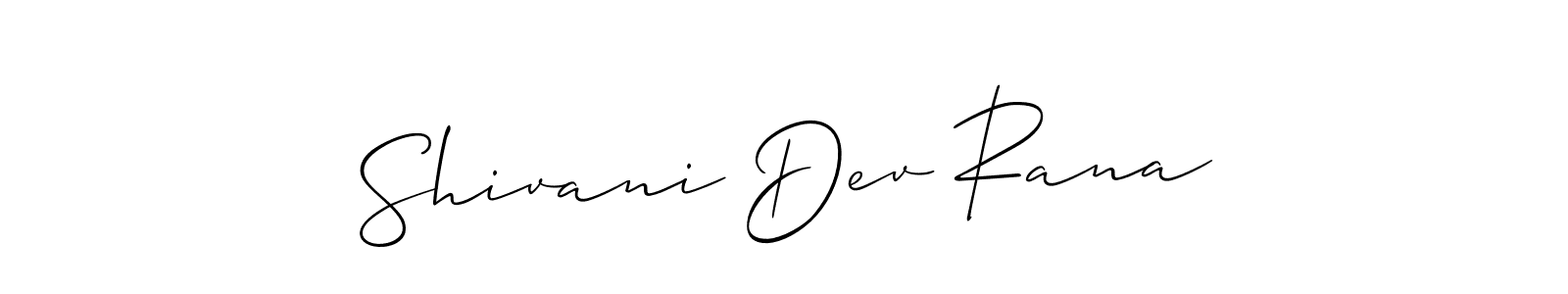 Make a beautiful signature design for name Shivani Dev Rana. Use this online signature maker to create a handwritten signature for free. Shivani Dev Rana signature style 2 images and pictures png
