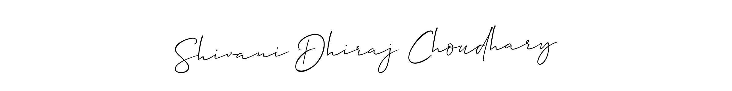 See photos of Shivani Dhiraj Choudhary official signature by Spectra . Check more albums & portfolios. Read reviews & check more about Allison_Script font. Shivani Dhiraj Choudhary signature style 2 images and pictures png