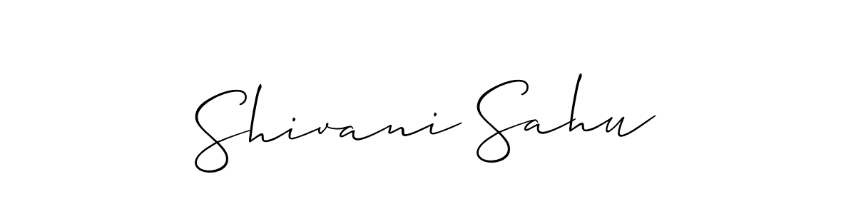 Best and Professional Signature Style for Shivani Sahu. Allison_Script Best Signature Style Collection. Shivani Sahu signature style 2 images and pictures png