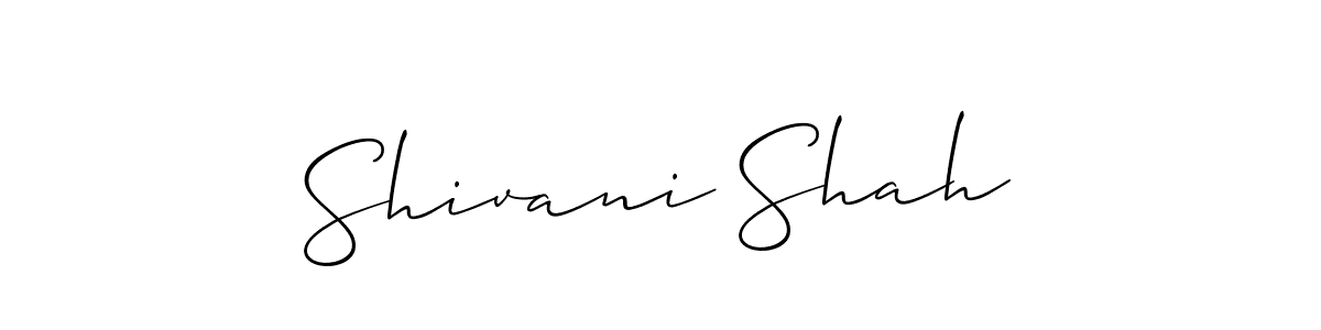 The best way (Allison_Script) to make a short signature is to pick only two or three words in your name. The name Shivani Shah include a total of six letters. For converting this name. Shivani Shah signature style 2 images and pictures png