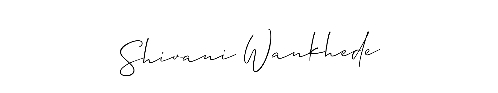 if you are searching for the best signature style for your name Shivani Wankhede. so please give up your signature search. here we have designed multiple signature styles  using Allison_Script. Shivani Wankhede signature style 2 images and pictures png