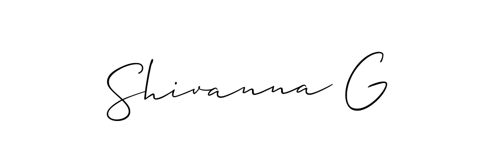 How to Draw Shivanna G signature style? Allison_Script is a latest design signature styles for name Shivanna G. Shivanna G signature style 2 images and pictures png