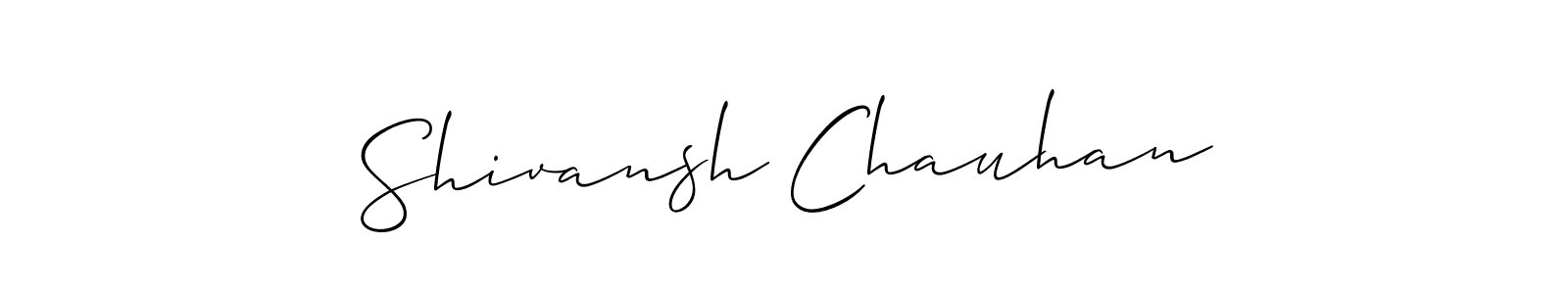 Similarly Allison_Script is the best handwritten signature design. Signature creator online .You can use it as an online autograph creator for name Shivansh Chauhan. Shivansh Chauhan signature style 2 images and pictures png