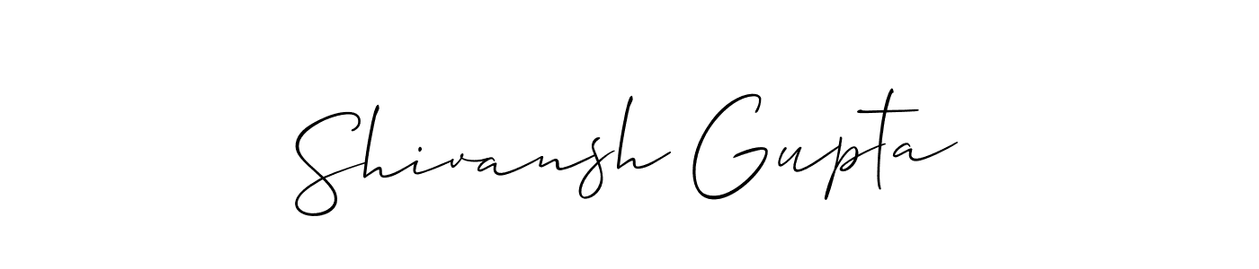 Make a beautiful signature design for name Shivansh Gupta. Use this online signature maker to create a handwritten signature for free. Shivansh Gupta signature style 2 images and pictures png