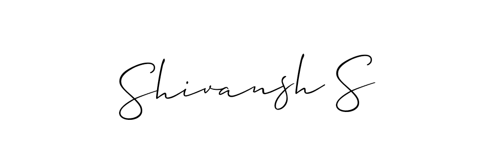 See photos of Shivansh S official signature by Spectra . Check more albums & portfolios. Read reviews & check more about Allison_Script font. Shivansh S signature style 2 images and pictures png