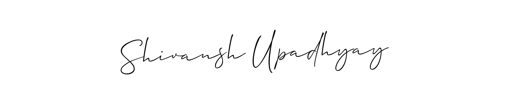 You can use this online signature creator to create a handwritten signature for the name Shivansh Upadhyay. This is the best online autograph maker. Shivansh Upadhyay signature style 2 images and pictures png