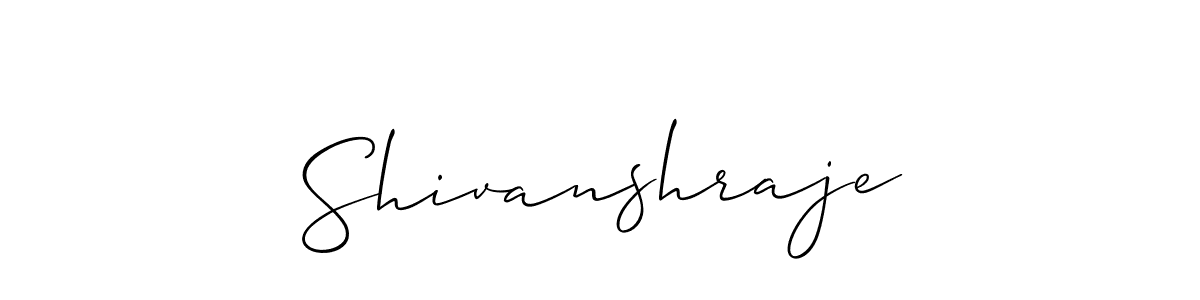 The best way (Allison_Script) to make a short signature is to pick only two or three words in your name. The name Shivanshraje include a total of six letters. For converting this name. Shivanshraje signature style 2 images and pictures png