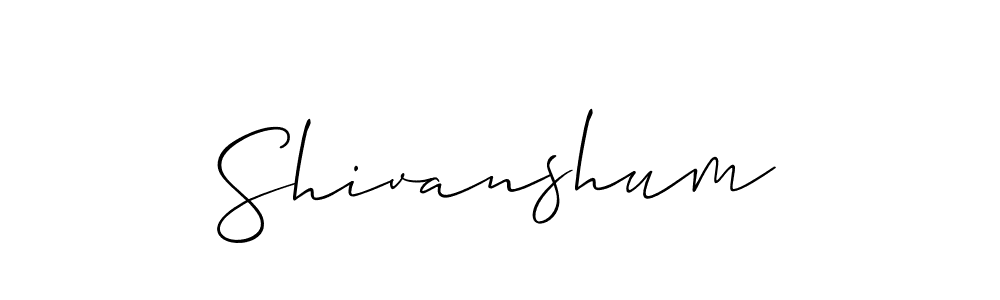 Allison_Script is a professional signature style that is perfect for those who want to add a touch of class to their signature. It is also a great choice for those who want to make their signature more unique. Get Shivanshum name to fancy signature for free. Shivanshum signature style 2 images and pictures png
