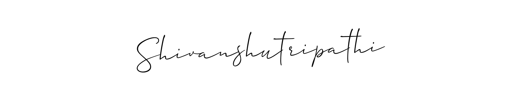 Similarly Allison_Script is the best handwritten signature design. Signature creator online .You can use it as an online autograph creator for name Shivanshutripathi. Shivanshutripathi signature style 2 images and pictures png