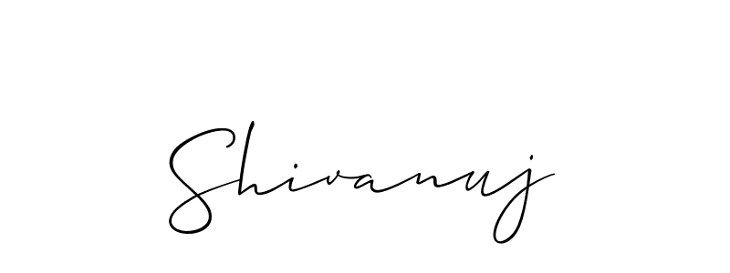 Once you've used our free online signature maker to create your best signature Allison_Script style, it's time to enjoy all of the benefits that Shivanuj name signing documents. Shivanuj signature style 2 images and pictures png