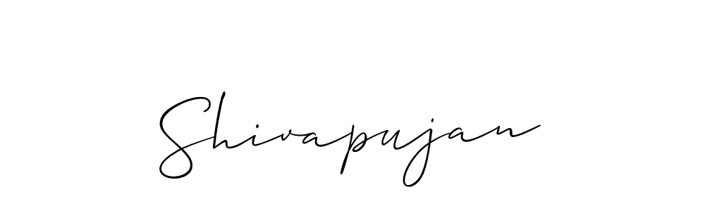 if you are searching for the best signature style for your name Shivapujan. so please give up your signature search. here we have designed multiple signature styles  using Allison_Script. Shivapujan signature style 2 images and pictures png
