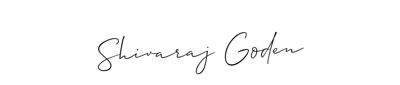 Check out images of Autograph of Shivaraj Goden name. Actor Shivaraj Goden Signature Style. Allison_Script is a professional sign style online. Shivaraj Goden signature style 2 images and pictures png